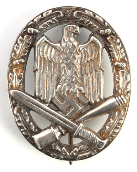 WWII GERMAN GENERAL ASSAULT BADGE