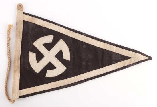 WWII GERMAN 5TH SS PANZER DIV WIKING PENNANT FLAG
