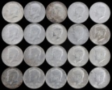 1964 90% SILVER KENNEDY HALF DOLLAR LOT $10 FACE