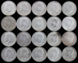 LOT OF 90% SILVER KENNEDY HALF DOLLARS $10 FACE