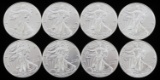 2018 8 SILVER AMERICAN EAGLE .999 FINE 1 OZT COINS