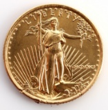 1991 GOLD 1/10 OZT OUNCE AMERICAN EAGLE BU COIN