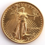 1991 GOLD 1/10 OZT OUNCE AMERICAN EAGLE BU COIN
