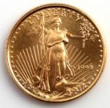 1998 GOLD 1/10 OZT OUNCE AMERICAN EAGLE BU COIN