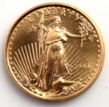 1998 GOLD 1/10 OZT OUNCE AMERICAN EAGLE BU COIN