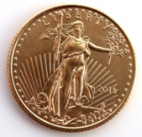 2016 GOLD 1/10 OZT OUNCE AMERICAN EAGLE BU COIN