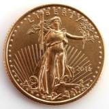 2016 GOLD 1/10 OZT OUNCE AMERICAN EAGLE BU COIN