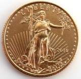 2016 GOLD 1/10 OZT OUNCE AMERICAN EAGLE BU COIN