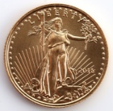 2016 GOLD 1/10 OZT OUNCE AMERICAN EAGLE BU COIN