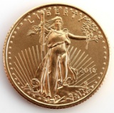 2016 GOLD 1/10 OZT OUNCE AMERICAN EAGLE BU COIN