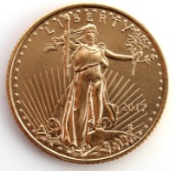 2017 GOLD 1/10 OZT OUNCE AMERICAN EAGLE BU COIN