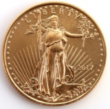 2017 GOLD 1/10 OZT OUNCE AMERICAN EAGLE BU COIN