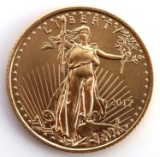 2017 GOLD 1/10 OZT OUNCE AMERICAN EAGLE BU COIN
