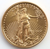 2020 GOLD 1/10 OZT OUNCE AMERICAN EAGLE BU COIN