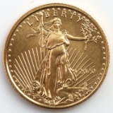 2020 GOLD 1/10 OZT OUNCE AMERICAN EAGLE BU COIN
