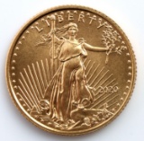 2020 GOLD 1/10 OZT OUNCE AMERICAN EAGLE BU COIN