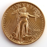2023 GOLD 1/10 OZT OUNCE AMERICAN EAGLE BU COIN