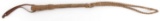 TWO-TAILED BRAIDED RAWHIDE QUIRT
