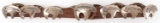 STERLING SILVER BEAR CONCHO BELT BY P YELLOWHORSE