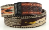 PRISON MADE STYLE EAGLE HORSE HAIR BELT