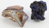 OPAL & AZURITE IN MATRIX