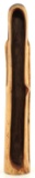 HOODED FIGURE CARVED WOOD SCULPTURE R BLACKSTOCK