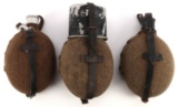 LOT OF 3 WWII GERMAN M31 CANTEENS