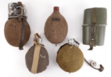 LOT OF 5 WWII GERMAN CANTEENS
