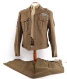 WWII 17TH AIRBORNE NCO IKE JACKET FIELD UNIFORM