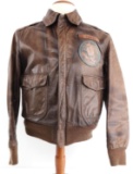 WWII NAMED FLYING TIGERS BLOOD CHIT A-2 JACKET