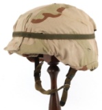 GULF WAR USGI PASGT HELMET WITH CAMO COVER