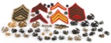 LOT OF 58 USMC EGA EAGLE GLOBE ANCHOR INSIGNIA