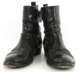 WWII GERMAN OFFICER HIGH TOP LEATHER BOOTS
