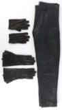 WWII GERMAN OFFICER STYLED LEATHER PANTS & GLOVES