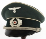 WWII GERMAN THIRD REICH OFFICER VISOR