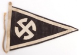 WWII GERMAN 5TH SS PANZER DIV WIKING PENNANT FLAG