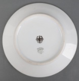 WWII GERMAN THIRD REICH PLATE WITH REICHSADLER
