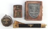 LOT OF 4 WWII GERMAN THIRD REICH PERSONAL EFFECTS