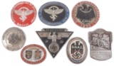 LOT OF 8 WWII GERMAN THIRD REICH PLAQUES NSKK DDAC