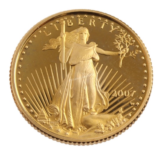 2007 PROOF 1/10TH OUNCE GOLD AMERICAN EAGLE
