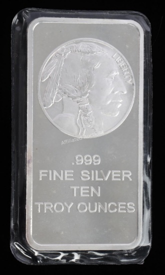 5 TROY OUNCE .999 FINE SILVER BULLION BAR