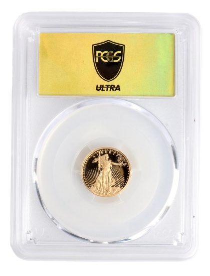 2019 PCGS GRADED US 1/10 OZT GOLD EAGLE COIN