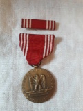 Service award ribbon and bar pin