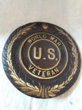 Military grave plate