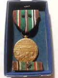 Service medal and bar pins