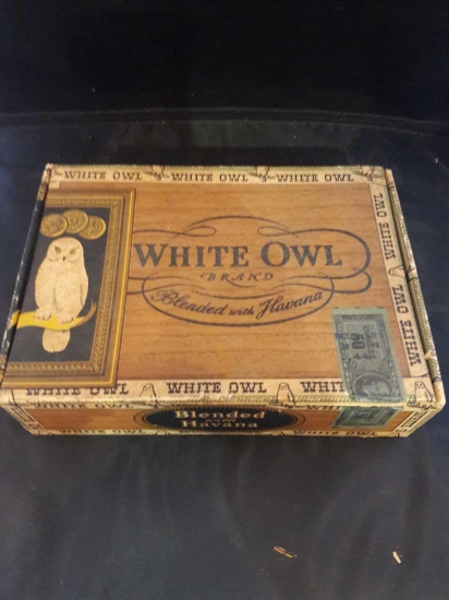 White owl cigar box