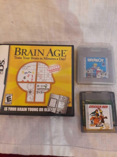 Lot of 3 nintendo games