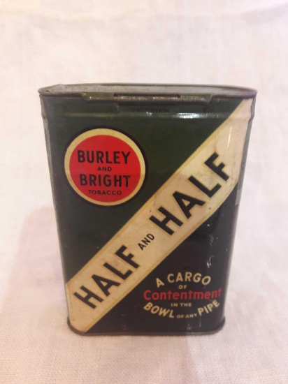 Vintage Half and Half tobacco tin