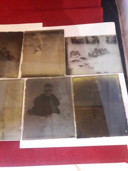 Antique Glass Photo Dry Plate Picture Negative Slides