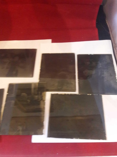 Antique Glass Photo Dry Plate Picture Negative Slides